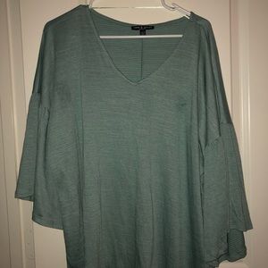 Flowy Teal Blouse